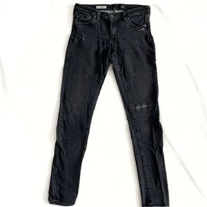 AG Adriano Goldschmied The Legging Distressed Jeans